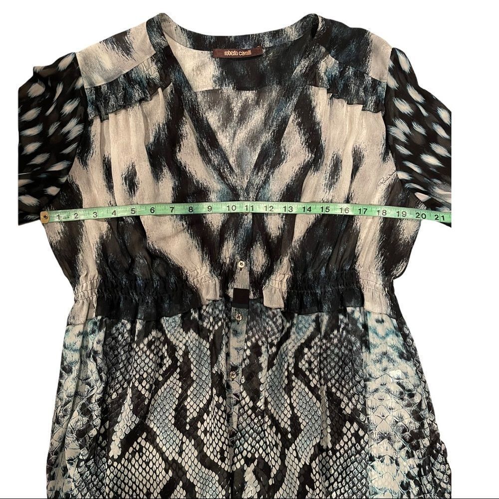 Roberto Cavalli Silk Blouse IT 48 /US 12 - Picture 5 of 8